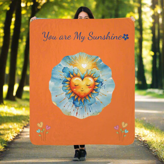 You are my Sunshine Fleece Blanket. Original design