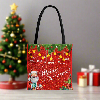 HO! HO! HO! Beautiful festive Christmas Tote Bag Three Sizes Available