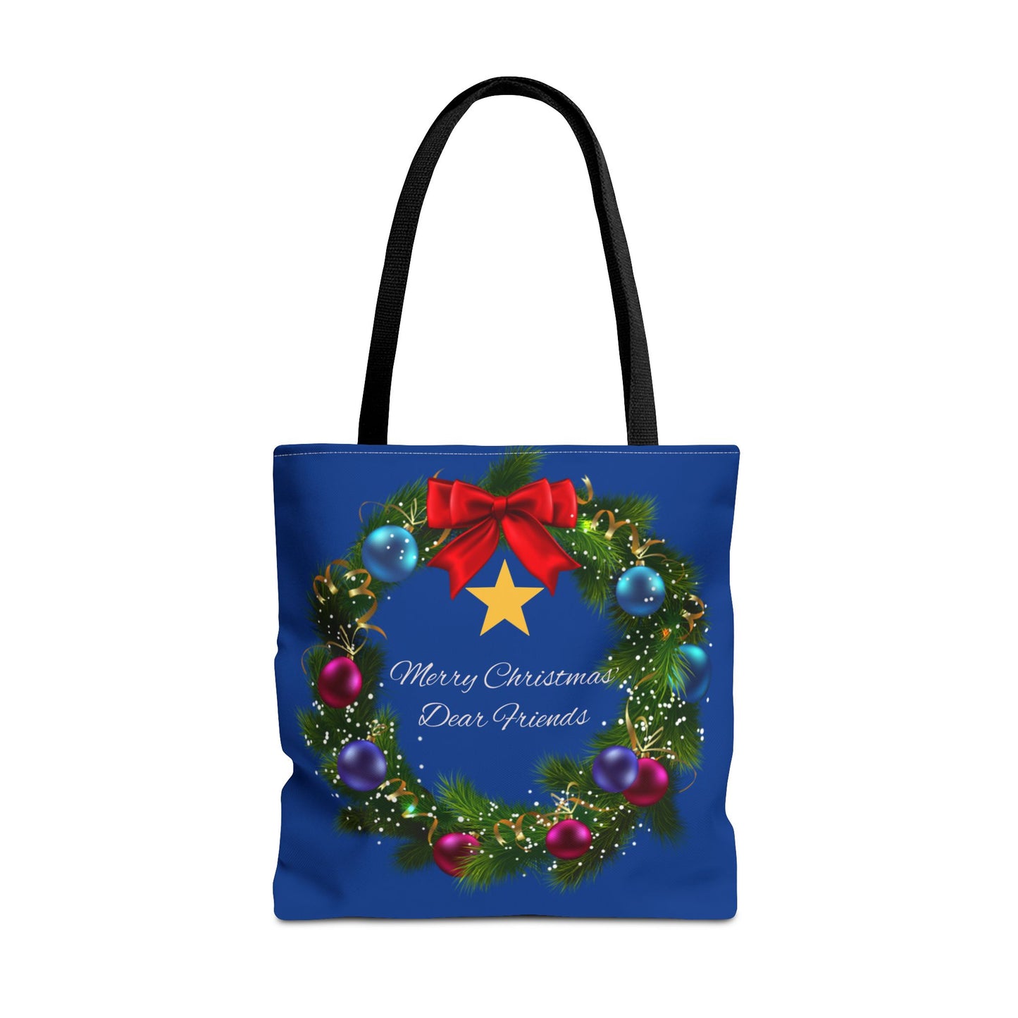 Beautiful festive Christmas Tote Bag Three Sizes Available buy 2 get a free ornament worth $12.98