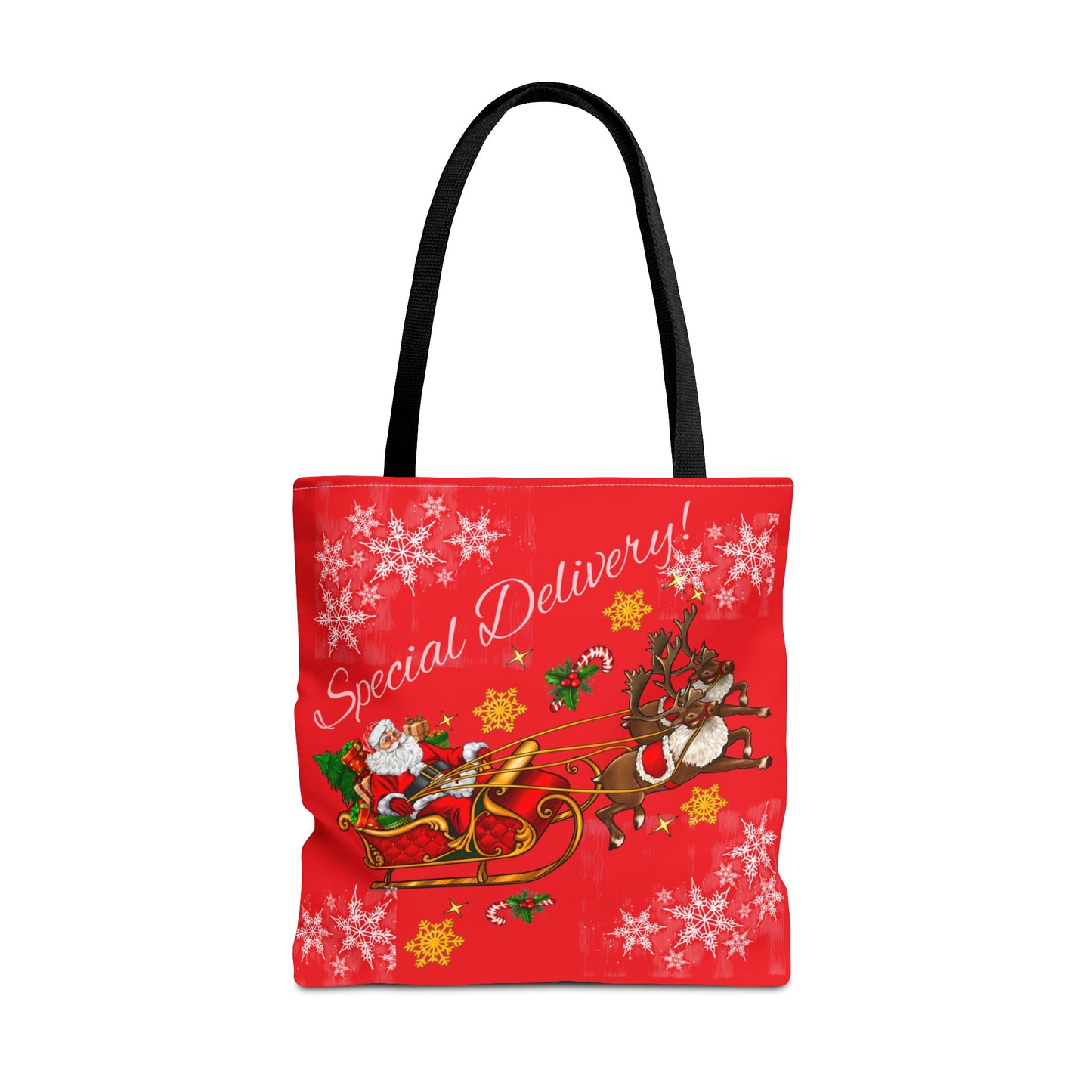 Beautiful festive Christmas Tote Bag Three Sizes Available