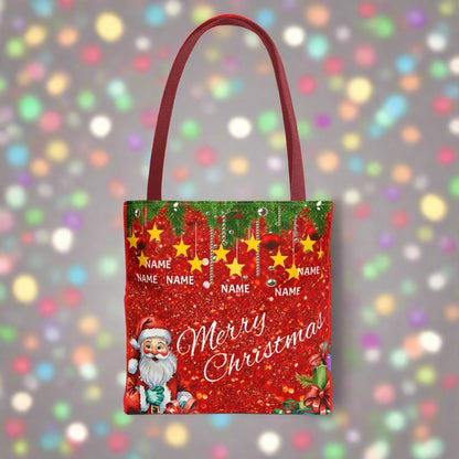 HO! HO! HO! Beautiful festive Christmas Tote Bag Three Sizes Available