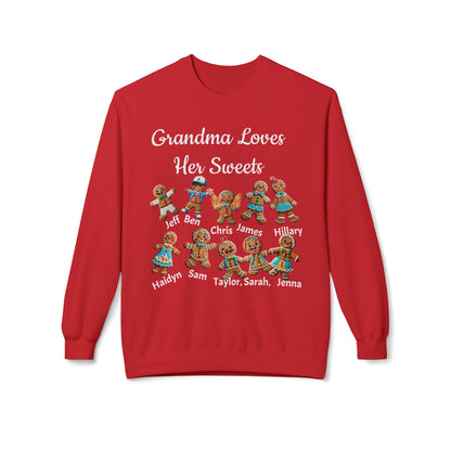 Copy of Copy of Personalized Gingerbread Family Names Sweatshirt