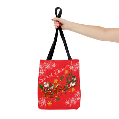 Beautiful festive Christmas Tote Bag Three Sizes Available