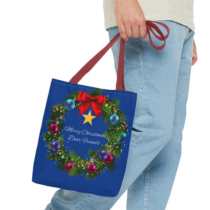 Beautiful festive Christmas Tote Bag Three Sizes Available buy 2 get a free ornament worth $12.98