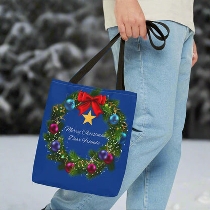 Beautiful festive Christmas Tote Bag Three Sizes Available buy 2 get a free ornament worth $12.98