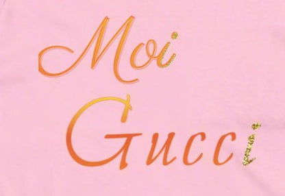 Women's Tee 'Moi Gucci' Several Colors Semi Fitted Soft Cotton Pre Shrunk