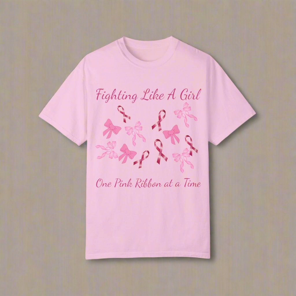 Pink Breast Cancer Awareness Garment-Dyed T-Shirt