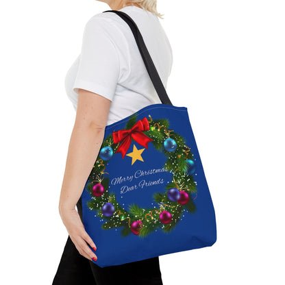 Beautiful festive Christmas Tote Bag Three Sizes Available buy 2 get a free ornament worth $12.98