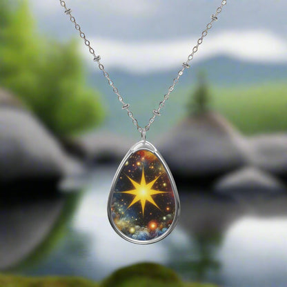 Starburst Zen likePendant Necklace